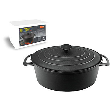 Утятница чугунная с крышкой 