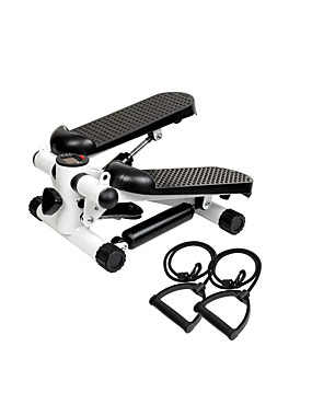 Мини-степпер с эспандерами для фитнеса 