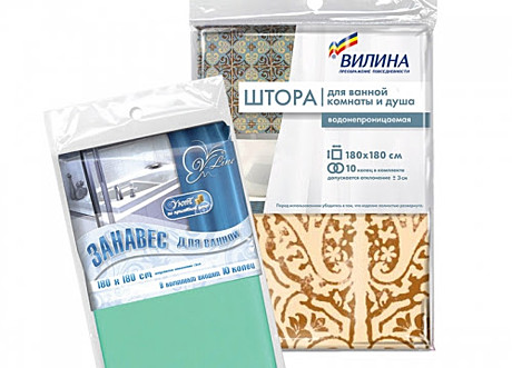 Штора для ванной комнаты 