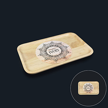 Тарелка деревянная 